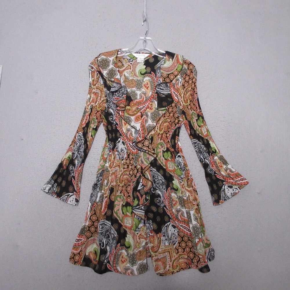 Vintage Allison Taylor Top Tunic Fairy Y2K Ruffle Frilly Forest Whimsigoth Pleat